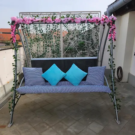 Central, Big Terrace, Near River Apartman *